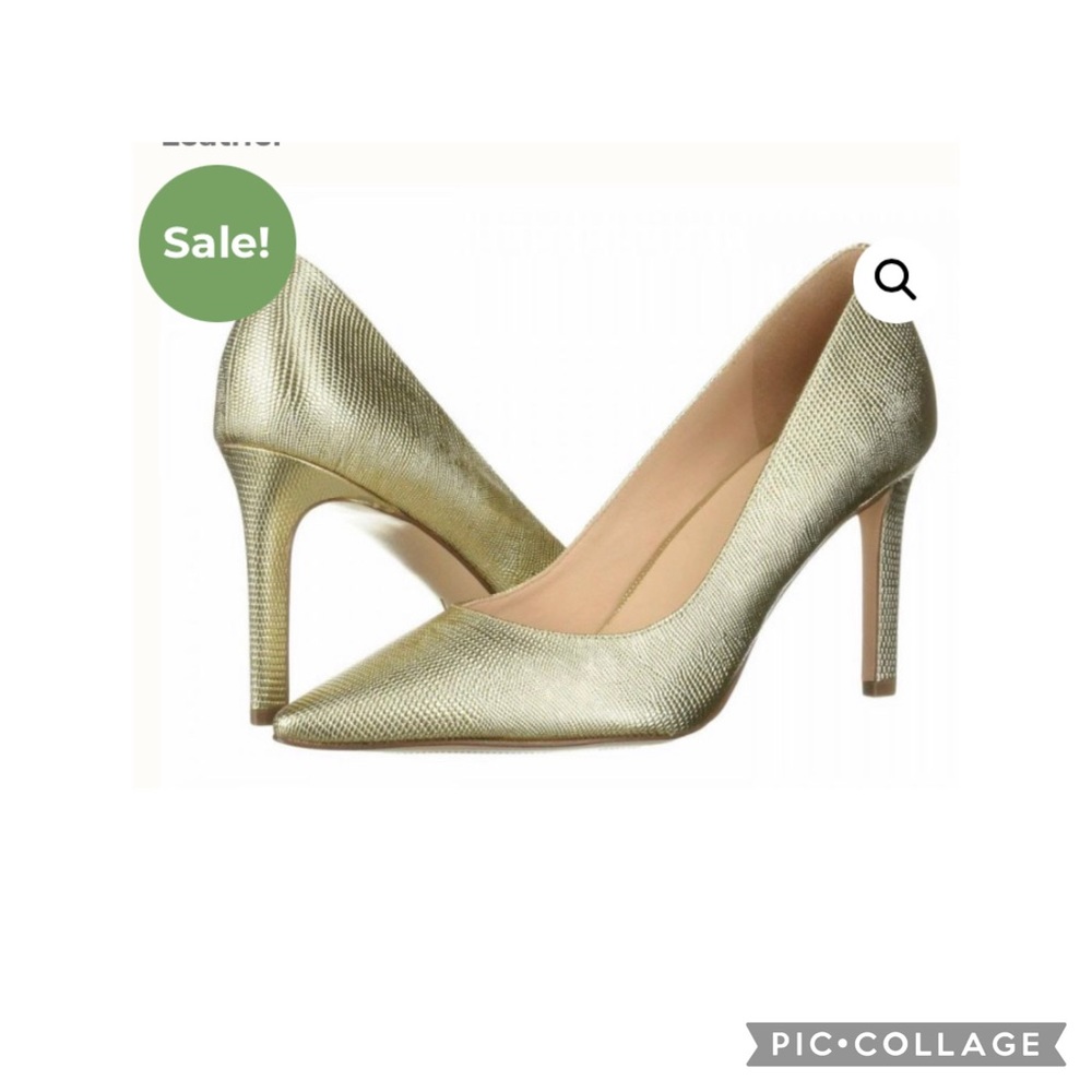 Naturalizer 27 Edit gold high heels NWOB